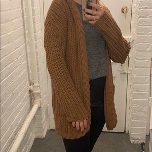 Burnt orange cardigan